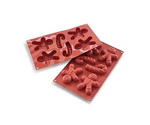 Stampo 300x175mm Silicone PROFESSIONALE Silikomart SF106 Gingerbread Man