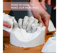 Stampo 3D a forma di mano stereoscopica, modello di stampa in polvere per clonazione fai-da-te, regalo per la Festa della Mamma, San Valentino, vacanze Polvere per clonazione da 25 g + polvere per mod