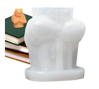 Stampo 3D a forma di orso muscoloso in silicone, forma dettagliata del personaggio con rilascio liscio, strumento artistico fatto a mano fai da te per sapone in resina e, stampo decorativo per