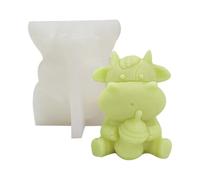Stampo 3D a forma di per candele, in silicone, con funzione di colata creativa per sapone, cioccolato, decorazione per la casa, vacanze, compleanni, feste, scrivania, scuola, appartamento, 5 x 4