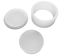 Stampo 3D per bombe da bagno, 6,3 cm, rotondo, set di stampi in plastica per sapone da bagno, stampi per sapone fai da te, stampo per shampoo per saponi e bombe da bagno