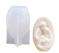 Stampo 3D per candele presepe a forma di famiglia di Gesù