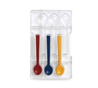Stampo 6 cioccolatini cucchiaino in policarbonato Decora 11,5 cm