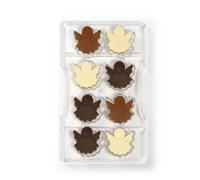 Stampo 8 cioccolatini Angioletto in policarbonato da 4 x 3,8 cm Decora