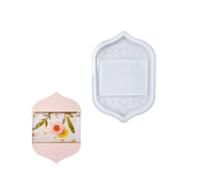 Stampo a cupola in silicone alimentare con design a luna per resina epossidica, decorazioni per la casa Medio Oriente, design arabo, forma in resina sintetica