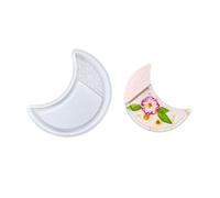 Stampo a cupola in silicone alimentare con design a luna per resina epossidica, decorazioni per la casa Medio Oriente, design arabo, forma in resina sintetica