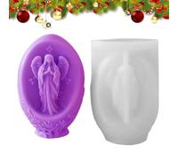 Stampo a forma di, a forma di candela Vergine Maria, forma di fondente, facile da sganciare per feste, matrimoni, decorazioni per la casa