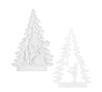 Stampo a forma di albero | Stampo per colata decorativa plug-in, motivo ragazza sull'albero per realizzare ornamenti, decorazioni per la casa, festival