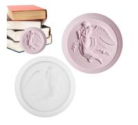 Stampo a forma di angelo, in silicone per candele, d'angelo, in silicone per candele, torte, gioielli