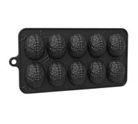 Stampo a forma di cervello di Halloween, comodo stampo a forma di cervello umano, adatto per alimenti, antiaderente, realistico, per decorazioni per feste di Halloween