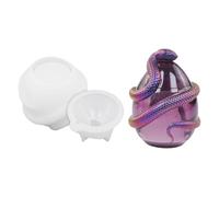 Stampo a forma di di serpente per bicchieri, in resina artificiale, forma decorativa in vetro | Design a forma di di serpente durevole, forma versatile per la produzione di in resina