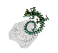 Stampo a forma di drago in silicone per uso alimentare, per progetti fatti a mano, decorazione da scrivania, gioielli, regalo di compleanno