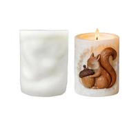 Stampo a forma di scoiattolo e ghianda - Stampo 3D in silicone riutilizzabile per decorazioni | Stampo in silicone 3D vecchio, artigianato per festa del Ringraziamento, vacanze, feste di compleanno