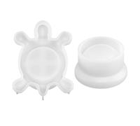 Stampo a forma di tartaruga, soluzione ordinata da scrivania, 1 set, stampo in resina epossidica con coperchio, colata artistica a tartaruga, usi artigianali versatili, per casa, stanza, decorazione