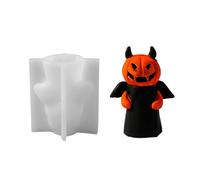 Stampo a forma di zucca di Halloween, decorazione per la casa, gioielli fatti a mano per appassionati di aromaterapia, in silicone facile da pulire
