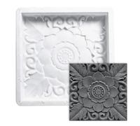 Stampo a pavimentazione quadrata, stampo in cemento da giardino da giardino 40x40 cm, stampi per pavimentazione in pietra a trampolino di mattoni, produttore del percorso del tono per pavimentazione