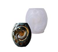 Stampo a serpente in silicone a rilascio facile dal design dettagliato per la creazione di gioielli in resina e piante grasse decorative fioriera in silicone stampo per piante grasse per piante grasse