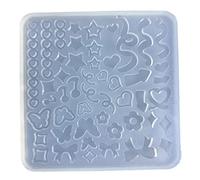 Stampo a strisce colorate Shaker Filler Stampo in resina epossidica Riempimento Silicone Craft Casting Tools Jewelry Making Crystal Epoxy Resin Handmade Art Craft Jewelry Making Tool
