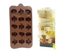 Stampo Al Cioccolato Di Halloween - Cioccolatini Stampi Ghost Di Zucca, 15 Cavità Siliconi Fondente | Strumento Di Cottura Riutilizzabile, Cottura Muffa Per Biscotti Cioccolatiera Caramella Gummy Jell