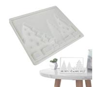 Stampo Albero Di Natale In Silicone | Stampo per Insegna Luminosa Natalizia in Gesso - Forma Silicone Per Gesso Cemento Progetti Artistici Artisti Appassionati Fai Da Te Adulti
