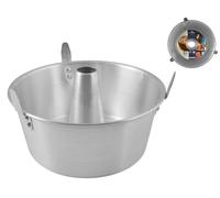 Stampo Americano In Alluminio con cono Cm 24 tappo leggero Argento Habi