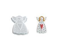 Stampo Angelo - Stampi in silicone per calcestruzzo natalizio,stampi in cemento per la decorazione domestica,per officine artigianato insegnanti arte dilettanti artigianato portagioie