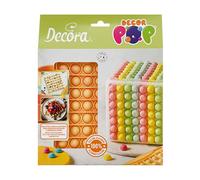 Stampo antiaderente in silicone Decorpop Quadrato 18,5x17cm Decora