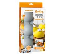 Decora Stampo in silicone antiaderente Mezza Sfera 5 cavità Ø8 cm Made in Italy