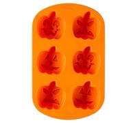 Stampo antiaderente in silicone per 6 zucche Halloween 6,7x7xh3,7cm