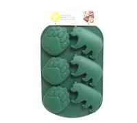 Stampo antiaderente in silicone wild per 6 orsi e zampe Wilton