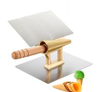 Stampo antiaderente per cono waffle, rame puro resistente, per realizzare coni gelato, coni per pizza, altezza 143 mm, diametro inferiore 41 mm