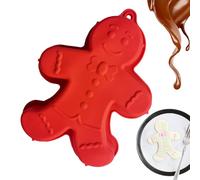 Stampo Antiaderente Per Torta Omino Di Pan Di | Stampo In Silicone Per Omino Di Pan Di | In Silicone 3D Per Biscotti Natalizi A Forma Di | Per Torte E Biscotti Natalizi