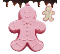 Stampo Antiaderente Per Torta Omino Di Pan Di | Stampo In Silicone Per Omino Di Pan Di | In Silicone 3D Per Biscotti Natalizi A Forma Di | Per Torte E Biscotti Natalizi
