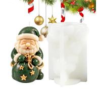 Stampo Babbo Natale in resina Forme per Colata DIY di Natale Silicone | Matrice Resina Epossidica Per Artisti Insegnanti d'Arte Hobbisti Amanti del Fai da Te Casa Ufficio Eventi Laboratorio