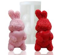 stampo candela coniglio DIY,Stampi In Silicone 3d Per coniglio,Regali Di Compleanno,Regali Per La Festa Della Mamma, Regali Di Nozze E Vetrine,stampo animali silicone cioccolato Decorazione di torte