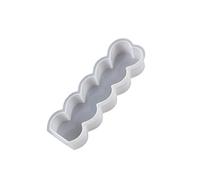 Stampo carino in silicone a cinque cuori per realizzare sapone fatto a mano candele ornamenti in resina stampo