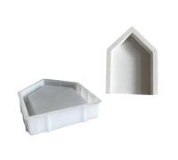Stampo Casa In Silicone Funzionale Stampo In Silicone Unico Per Artigianato E A Forma Atmosfere Luci Creative Case Decori