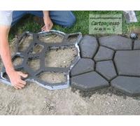 Stampo cemento matrice - Forma pavimento vialetto giardino cm 43x43 h.4