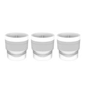 Stampo chiclify glace glaker, da 2,5 "vassoio per cubette di ghiaccio grande, silicone premium non BPA, produttore di stampi per hockey di hockey di hockey (white)