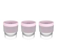 Stampo chiclify glace glaker, da 2,5 "vassoio per cubette di ghiaccio grande, silicone premium non BPA, produttore di stampi per hockey di hockey di hockey (rose)