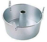 stampo chiffon cake angel cake ciambella americana cm 28 alluminio con piedini