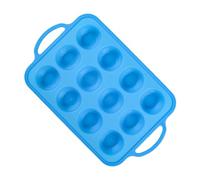 Stampo cilindrico in silicone,Stampi rotondi in silicone - Stampo per cioccolato per muffin a 12 cavità | Teglia da forno riutilizzabile e multifunzione per torte, gelatina,