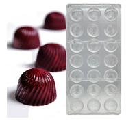 Stampo cioccolatiera in policarbonato per 21 bonbon di cioccolato Tagli UnicaPC