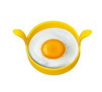 Stampo circolare per uova in silicone, stampo per frittura, in silicone, per pancake, riutilizzabile, resistente al calore, gadget da cucina per cottura alla piastra