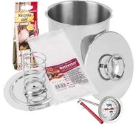 Stampo Con Termometro Per Cottura Prosciutto 3kg - Pressure Ham Maker, Inox