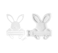 Stampo Coniglio,Decorazioni Riutilizzabili Per Cemento Gesso Resina - di Coniglio per Aromaterapia in Gesso - per Decorazione Interna Casa Pasqua Compleanno Famiglia Studenti Adulti