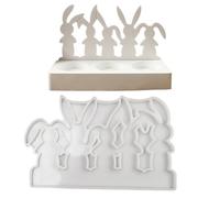 Stampo Coniglio Pasquale,Modello Per Artigianato Pasquale,Stampo per Gesso a Forma di Coniglio | Per Decorazioni In Gesso, Portacandele, Arredo Casa, Famiglia, Amici, Fai Da Te
