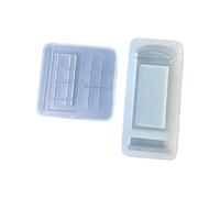 Stampo creativo in silicone per cabina telefonica per accessori per gioielli fatti a mano Stampo decorativo per la pulizia senza sforzo del commestibile