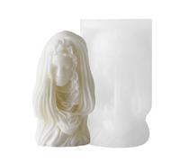 Stampo creativo per la creazione di candele, stampo riutilizzabile in resina siliconica per decorazioni per aromaterapia, forniture per la produzione di candele per progetti artigianali per la casa e