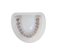 Stampo creativo portachiavi in silicone per portachiavi a forma di denti ciondolo stampo in resina epossidica stampo arte